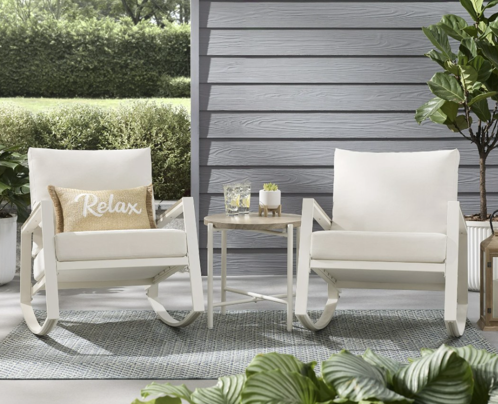 Mainstays Westmont 3-Piece Outdoor Rocker Set!